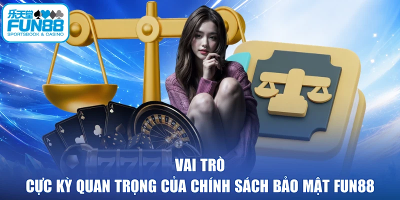 Vai trò cực kỳ quan trọng của chính sách bảo mật FUN88